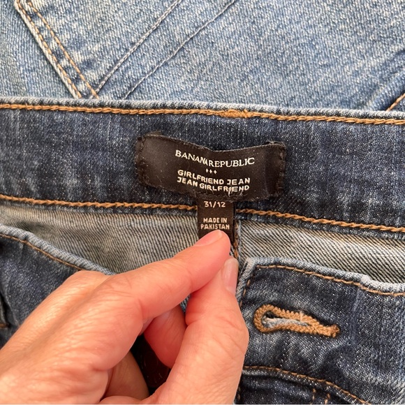 Banana Republic‎  Factory Dark Wash Girlfriend Ankle Jeans - Picture 10 of 10